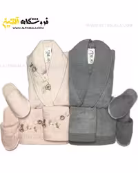 سرویس حوله عروس و داماد 10تکه گلدوزی سه بعدی برند DILAY