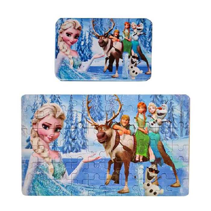 پازل فروزن قوطی فلزی 60 تکه کد P/GB6675/E