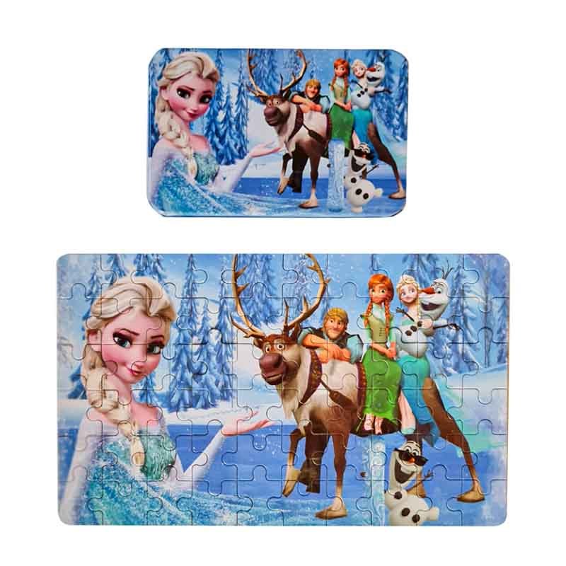 پازل فروزن قوطی فلزی 60 تکه کد P/GB6675/E