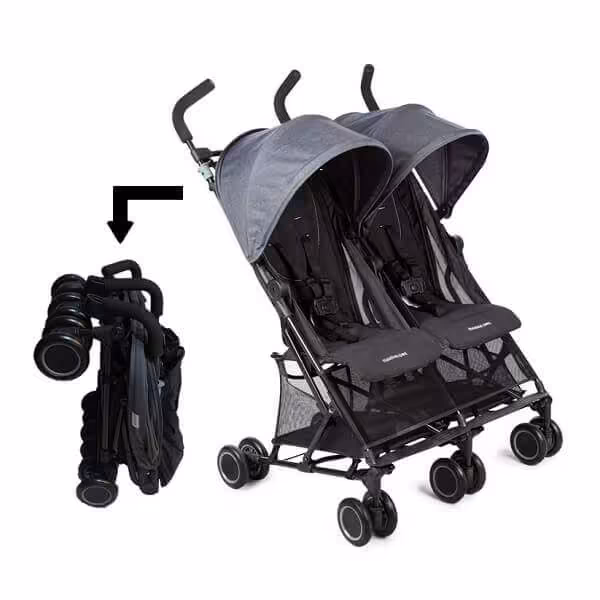 قیمت و خرید کالسکه دوقلوی مسافرتی مامالاو mama love | بدو نی نی