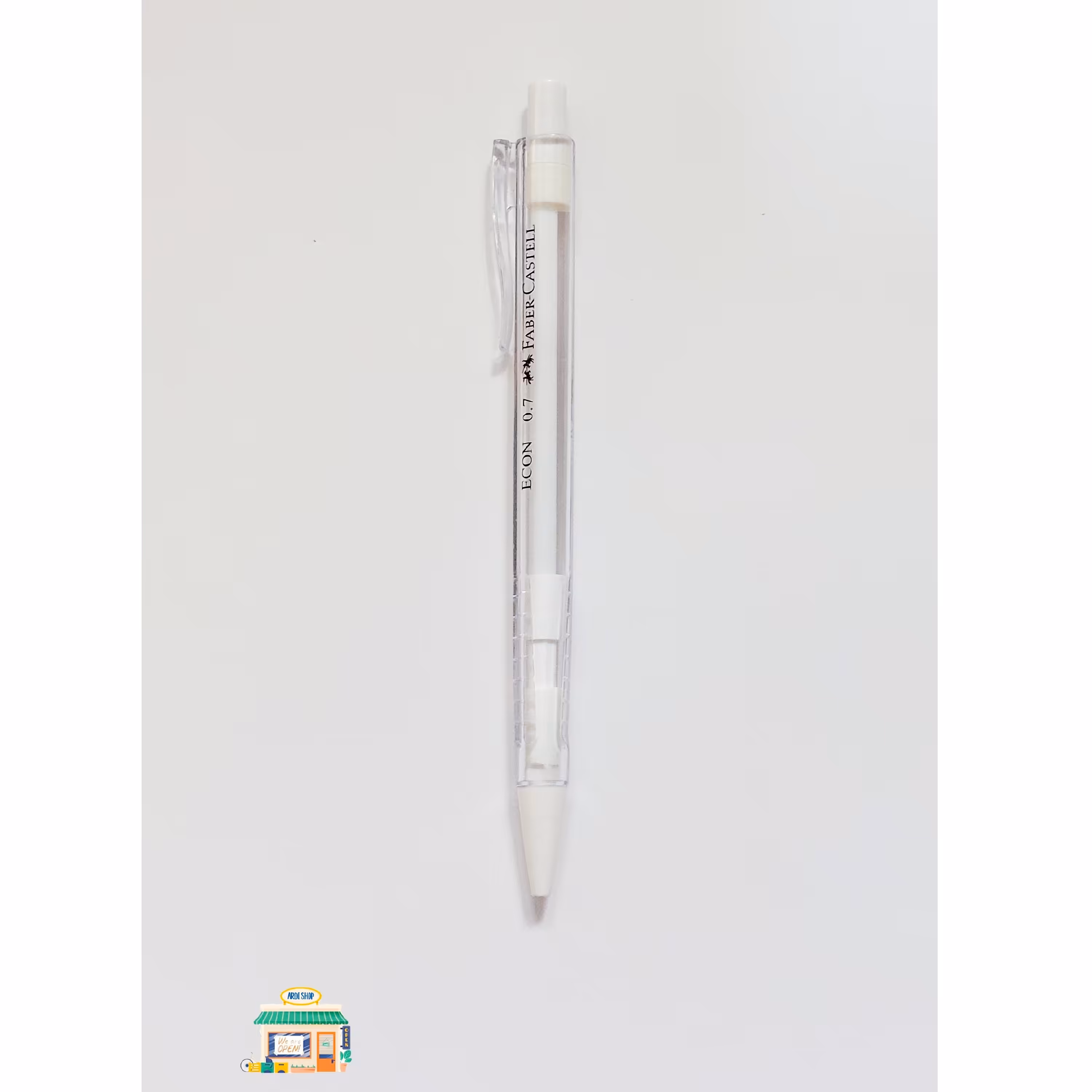 مداد نوکی فابر کاستل اصل مدل econ با نوک 0.7 رنگ سفید 