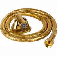 شیلنگ دستشویی(طلایی) ریزبافت فنری جنس درجه 1