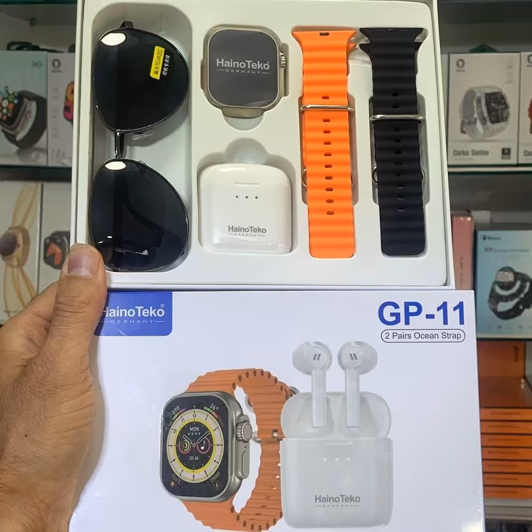 پک ساعت هوشمند GP11 دوبند به همراه ایرپاد