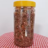 ترشی مخلوط ریز خانگی یک کیلویی (بدون مواد نگهدارنده و با سبزی معطر خانگی)