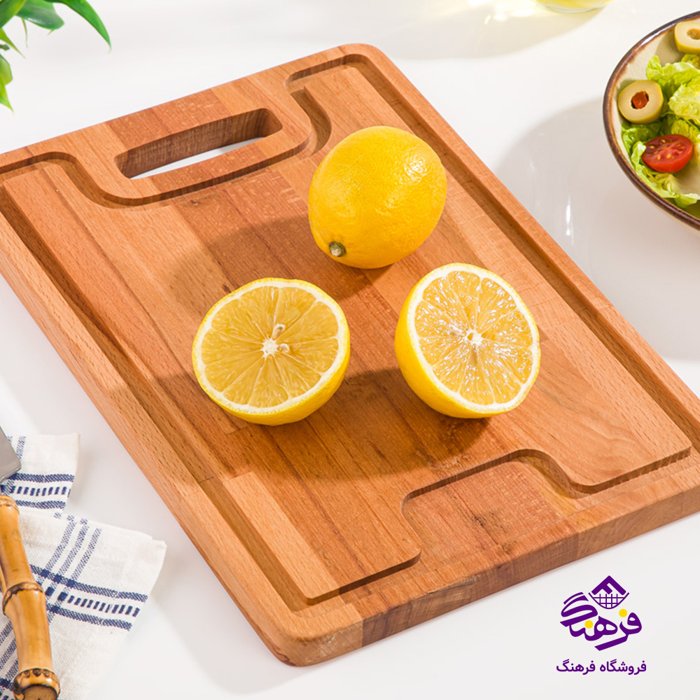 تخته برش لیمون چوبی کوچک