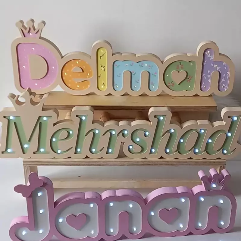 اسم چراغدار جدید چراغخواب کودک چراغ خواب چراغ حروف