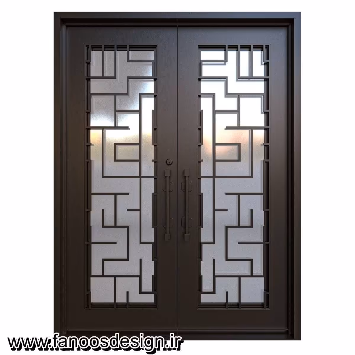 درب مدرن لابی آهنی کد 30723