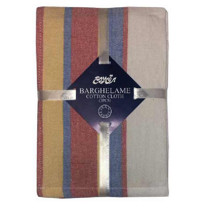 دستمال آشپزخانه برق لامع طرح پانیز مجموعه سه عددی