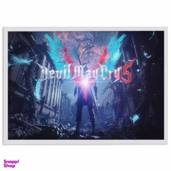 تابلو نوری بکلیت مدل طرح بازی گیم نت Devil May Cry مدل چراغدار W-s1396