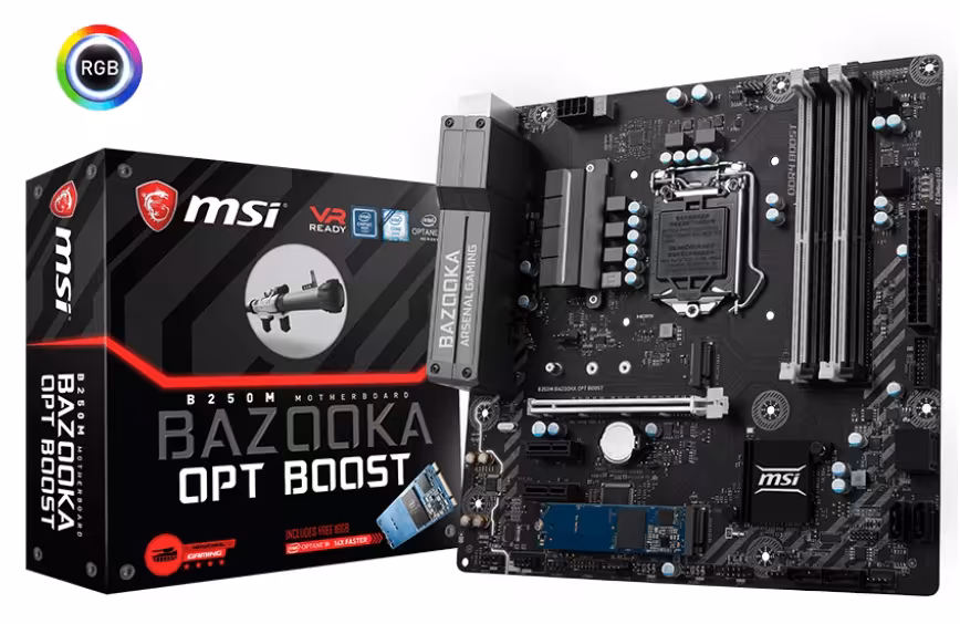 مادربرد ام اس آی مدل بی 250 ام بازوکا او پی تی بوست