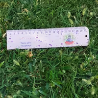 خط کش چوبی با چاپ عکس دلخواه