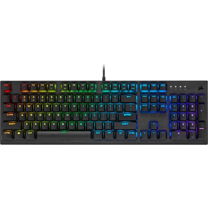 کیبورد گیمینگ کورسیر مدل K60 RGB Pro Low Profile Mechanical