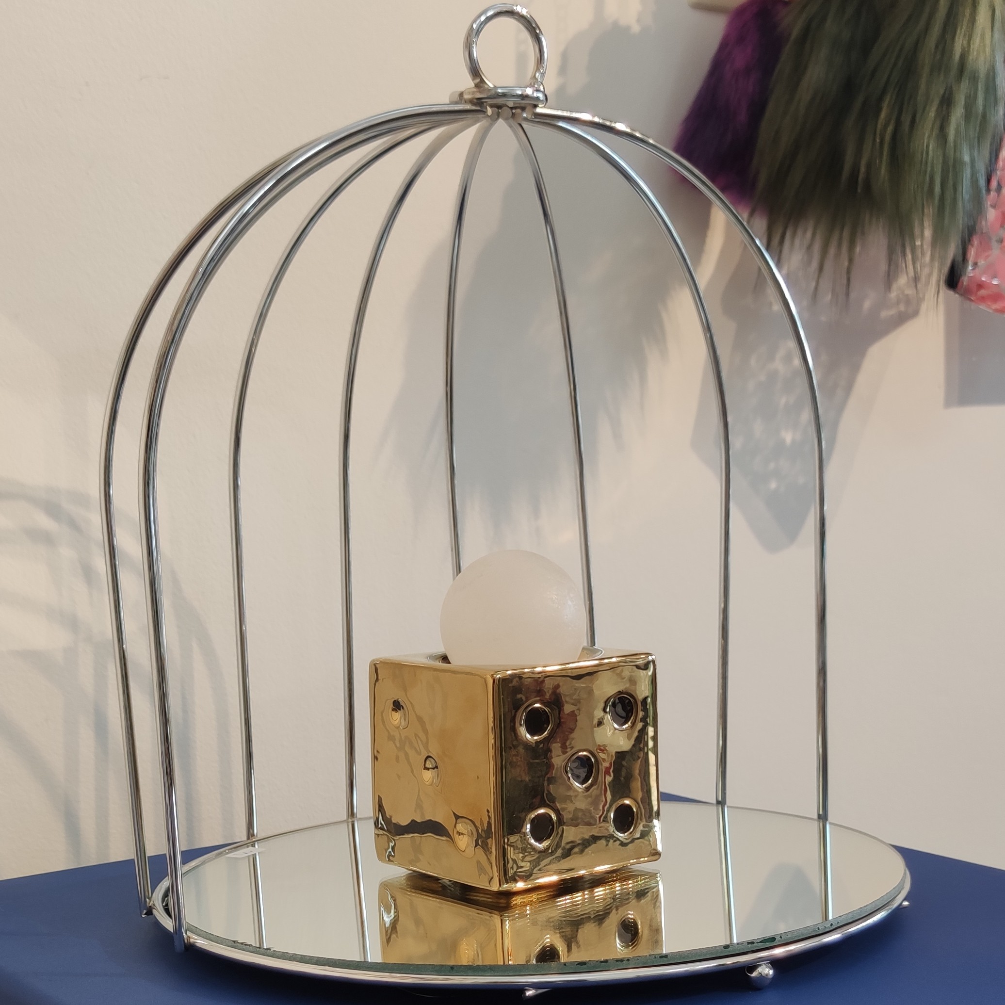 تاس سرامیکی آبکاری فورتیک.همراه با سنگ نمک