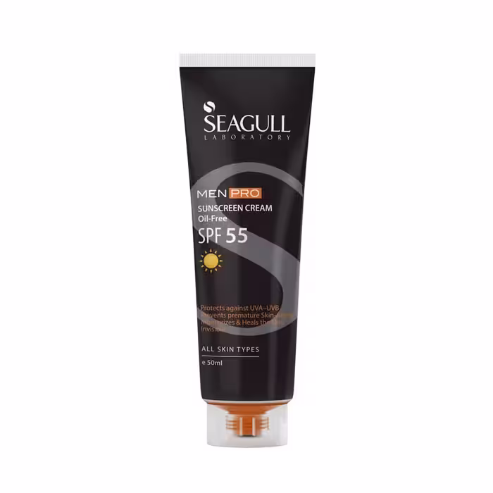 ضد آفتاب SPF 55 آقایان فاقد چربی سی گل