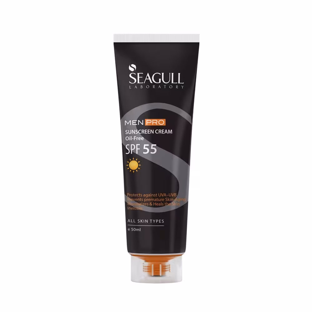 ضد آفتاب SPF 55 آقایان فاقد چربی سی گل