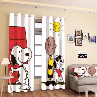 پرده تصویری طرح اسنوپی