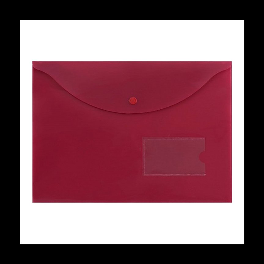 پوشه دکمه دار  آ4 مات و شفاف پاپکو A4 116BM و BT بسته 36 عددی 