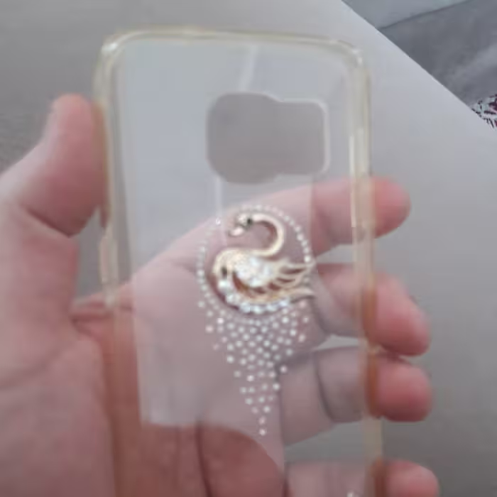 قاب ژله ای نگین دار لاکچری سامسونگ S7