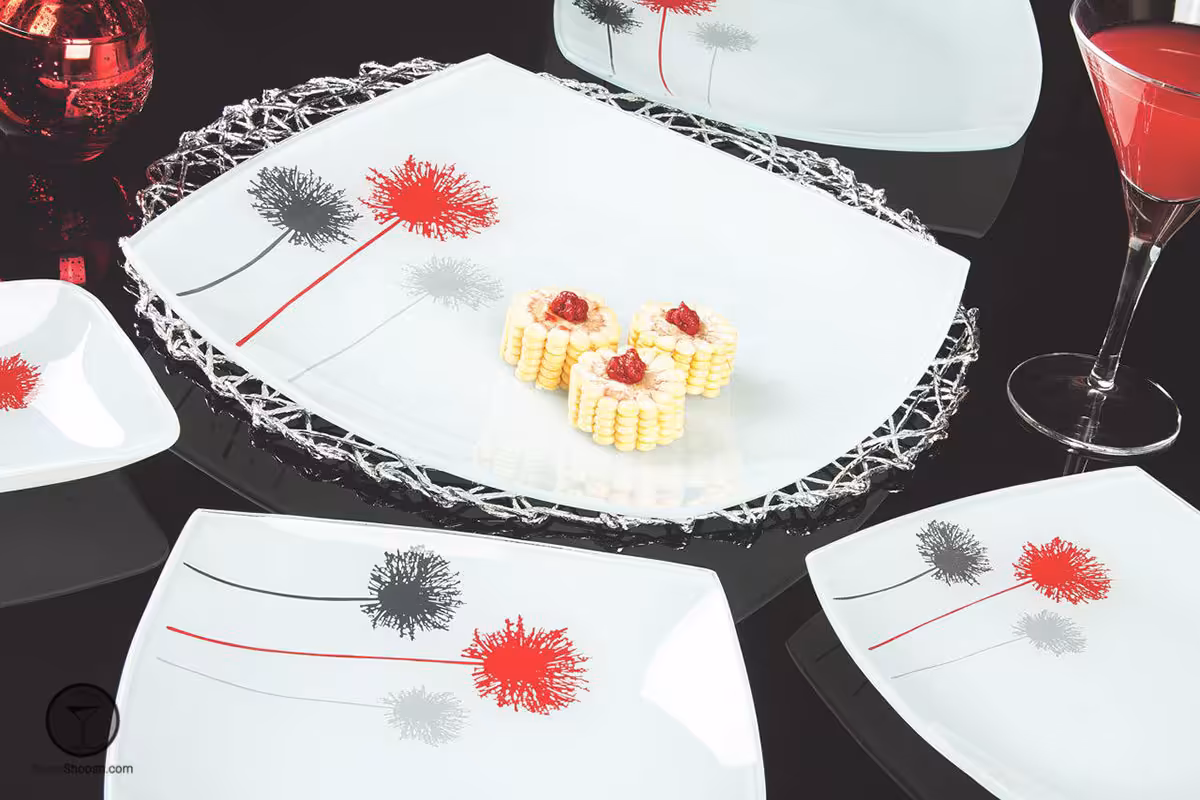 سرویس غذاخوری 25 پارچه مدل دایان 722 قالب کویین آرکوفام