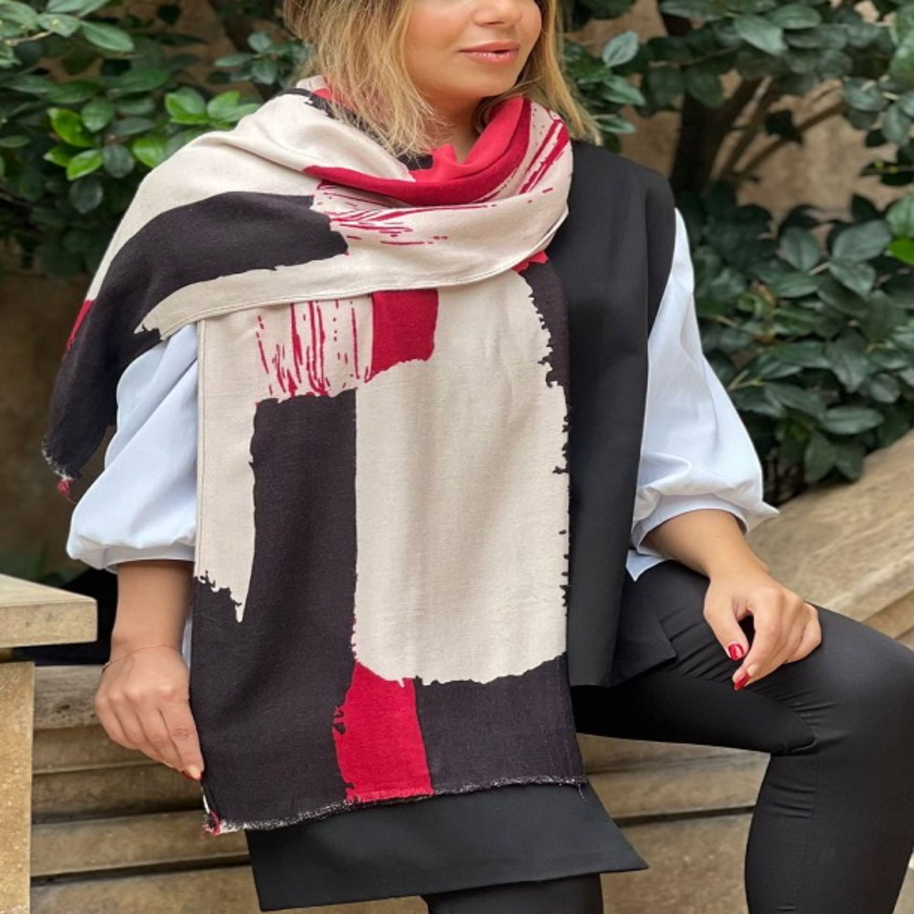 شال موهر آبرنگی2