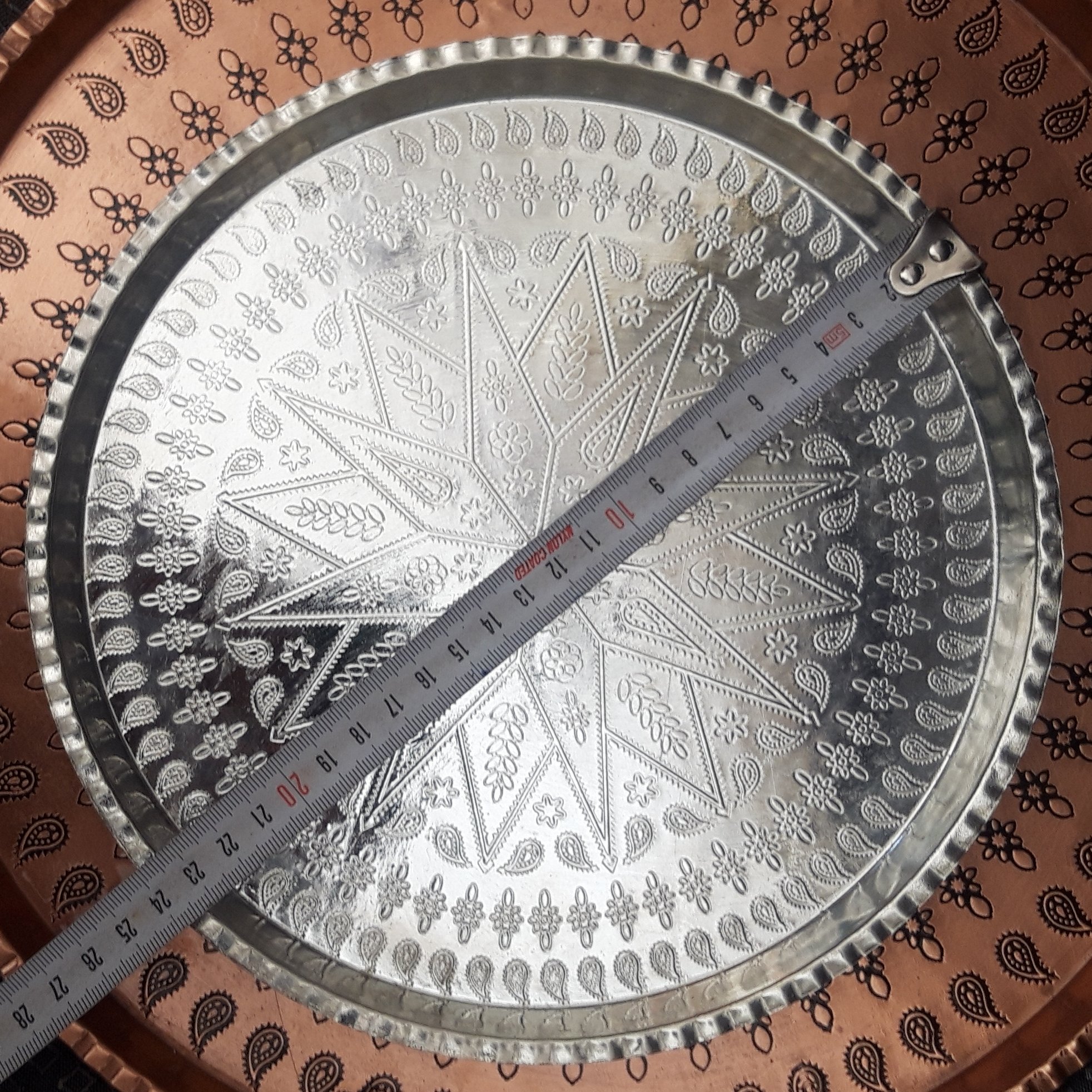 سینی مسی قطر 24(318 گرم)