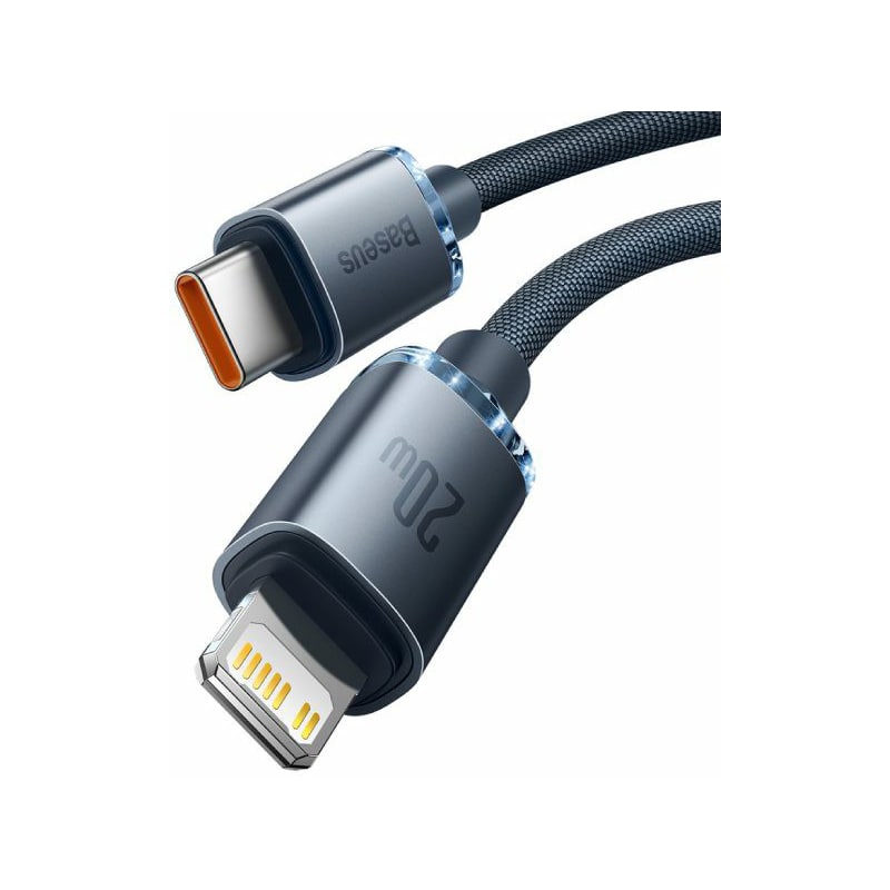 کابل تبدیل USB-C به لایتنینگ باسئوس مدل CAJY0003 20W طول 2 متر - فروشگاه کارما آیتی