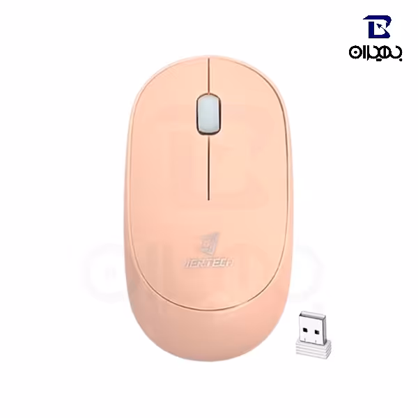 ماوس بی سیم جرتک مدل JR6 رنگ صورتی