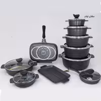 سرویس21 پارچه تیتان پیلو مشکی PILAU