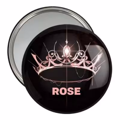 آینه جیبی خندالو مدل رزی گروه بلک پینک Black Pink کد 16722