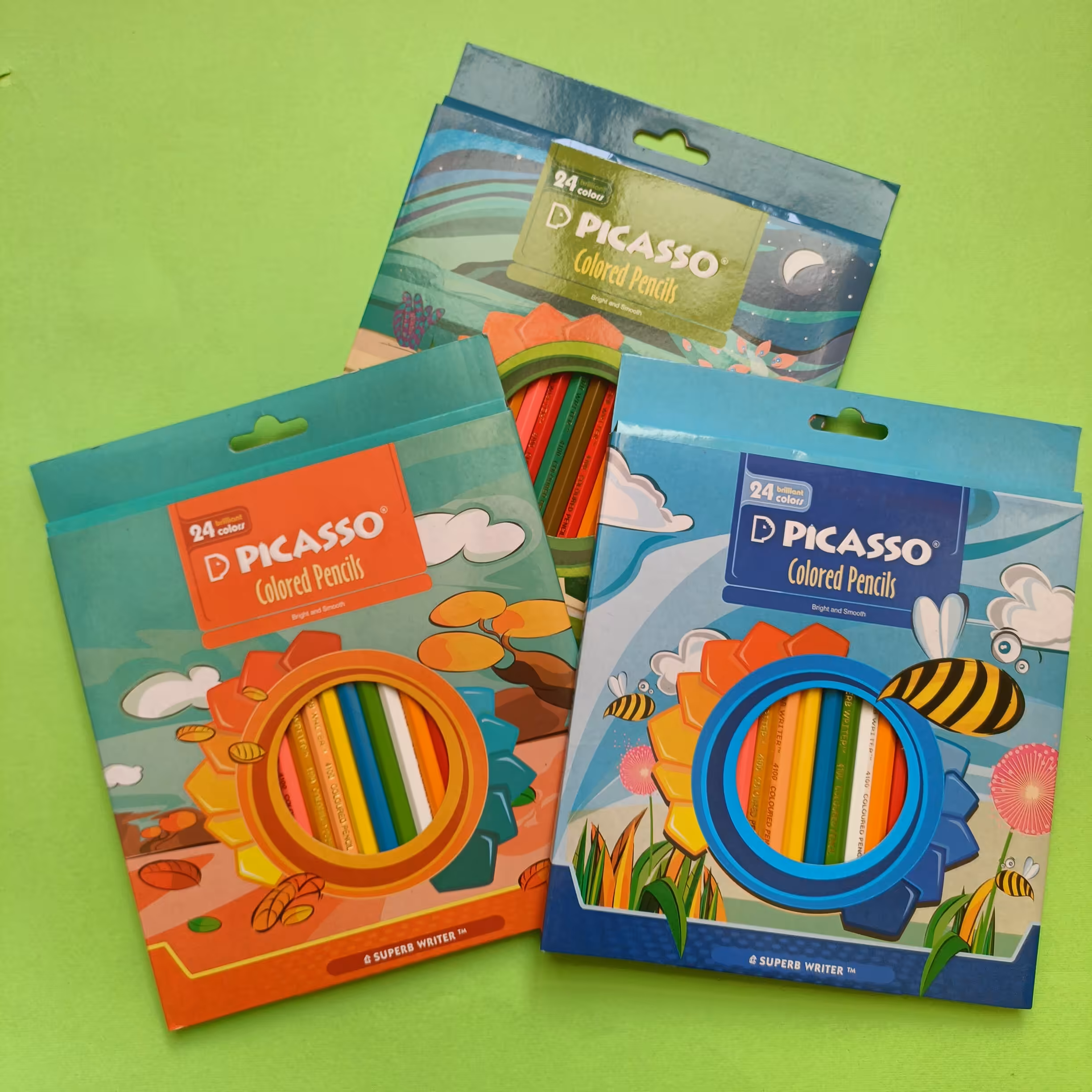 مدادرنگی 24 تایی پیکاسو جعبه مقوایی