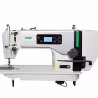 چرخ خیاطی صنعتی راسته دوز زوجی مدل a6000D نخ قطع کن 