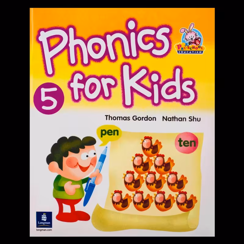 کتاب فونیکس فور کیدز phonics for kids 5 مخصوص آموزش زبان کودکان 