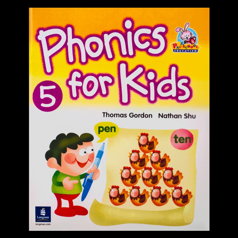 کتاب فونیکس فور کیدز phonics for kids 5 مخصوص آموزش زبان کودکان 