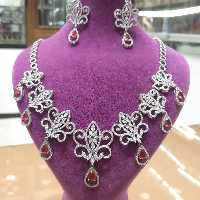 سرویس نقره جواهری خاص و تک