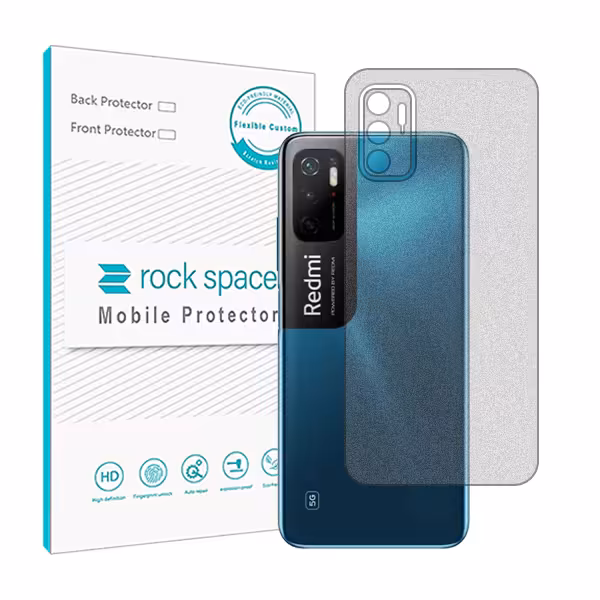 گلس محافظ پشت گوشی شیائومی Redmi Note 11SE مدل نانو هیدروژل مات برند راک اسپیس کد 21424S
