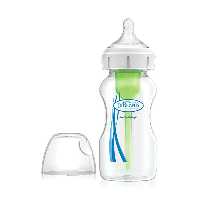 شیشه شیر طلقی پهن 270 میل Drbrowns