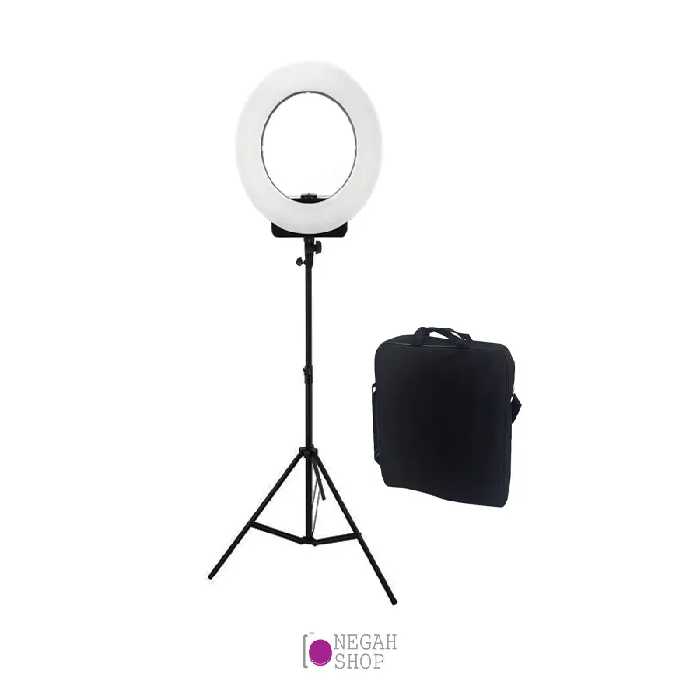 کیت رینگ لایت عکاسی Milook Ring Light FE 580 III با صفحه نمایش و سه پایه