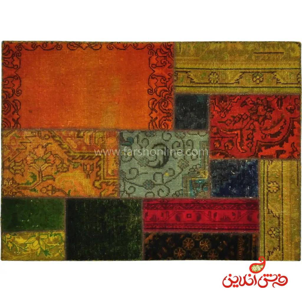 فرش دستباف کلاژ کد 5122