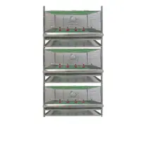 قفس جوجه یک روزه دوطرفه (3 طبقه)--امکانات کامل