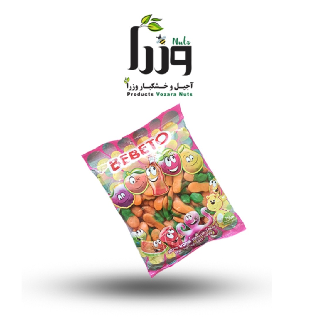 پاستیل اناناس ببتو خارجی 1 کیلویی از خشکبار وزرا