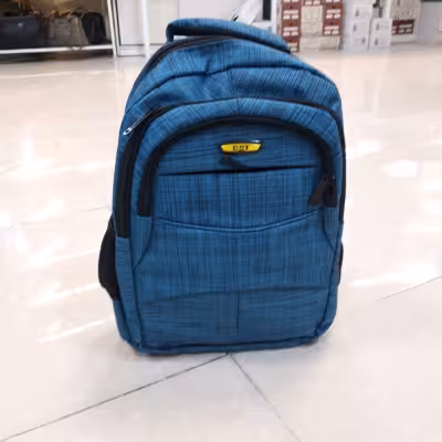 کیف مدارس جنس برزنت دارای عرق گیر رنگ بنفش طوسی کله غازی