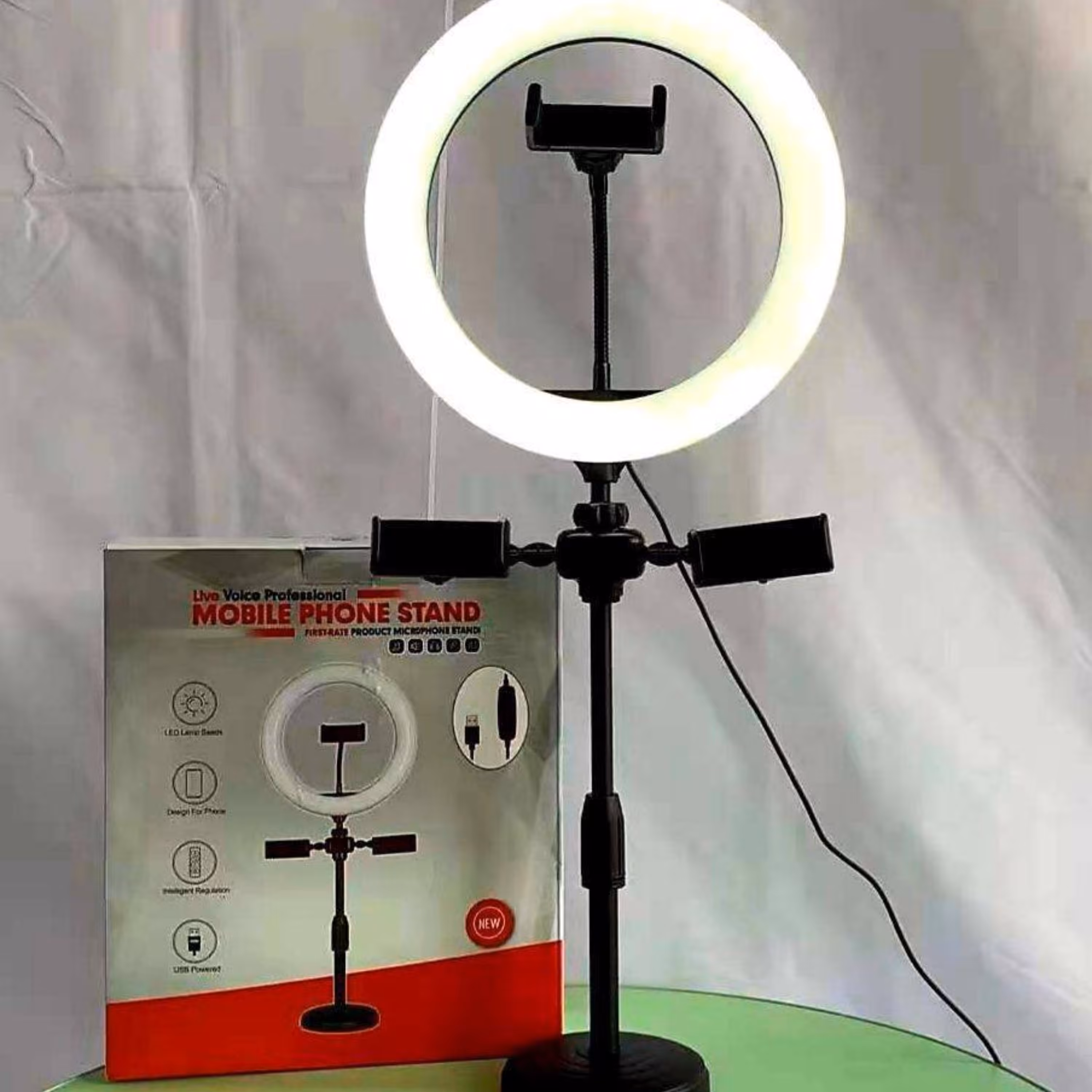 رینگ  لایت پایه دار     مدل           A01    داری  کیفیت نور عالی