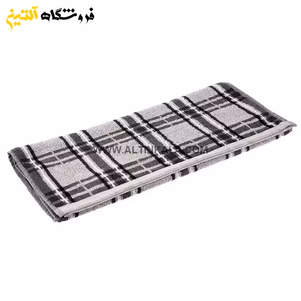 حوله دستی برق لامع مدل مدرن طوسی 40×80