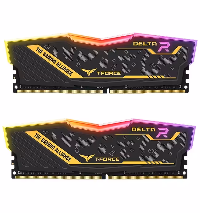 رم دوکاناله تیم گروپ مدل DELTA TUF Gaming Alliance RGB با حافظه 32 گیگابایت و فرکانس 3200 مگاهرتز