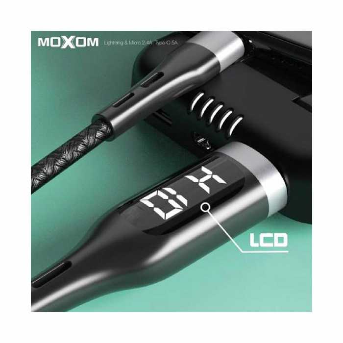 کابل شارژ تایمر دار MOXOM MX-CB39 - آرمان استور