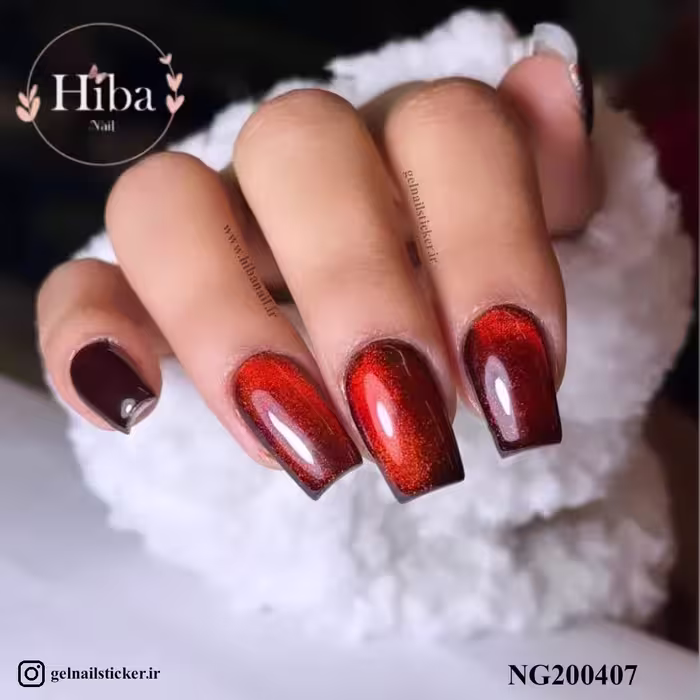 استیکر ژله ای کاشت ناخن (نیل رپ)_کد NG200407