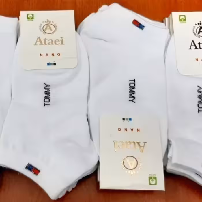 تولید جوراب مچی سفید اعلا درجه یک کیفیت خوب جنس خوب کش انگلیسی جداب و شیک کارش فوق العادع خوبه ارسال رایگان تمام سفید