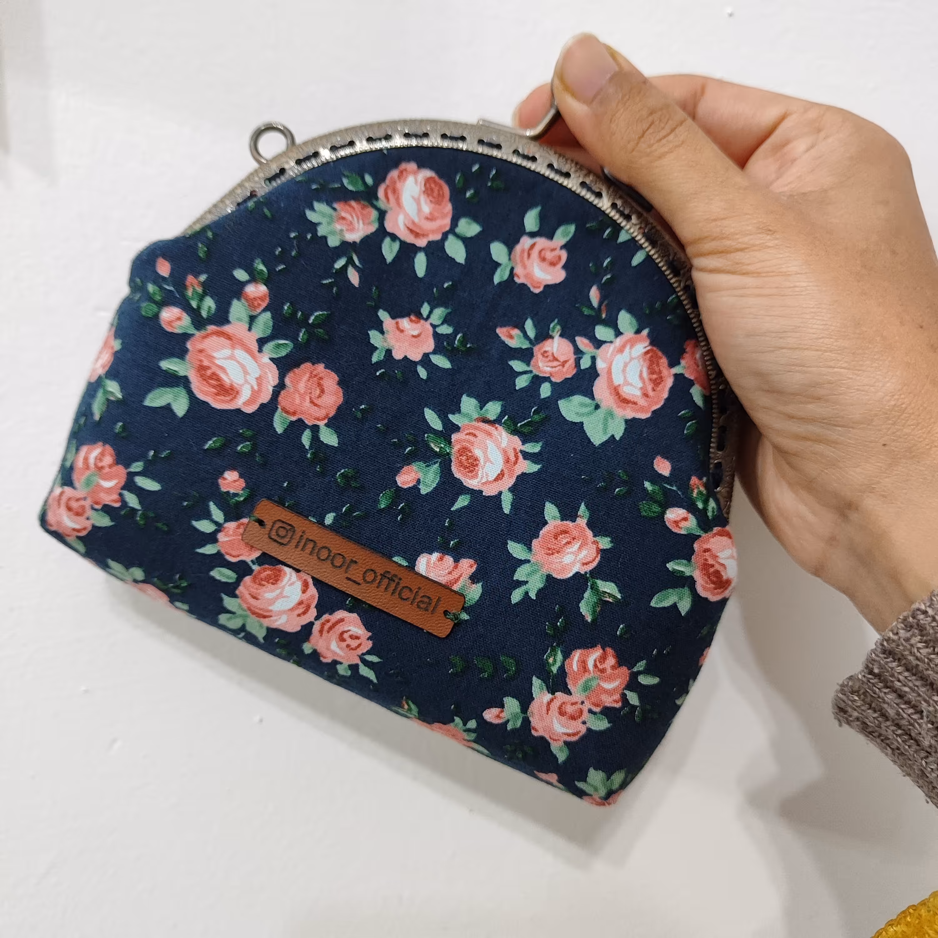 کیف پول دهانه فلزی 