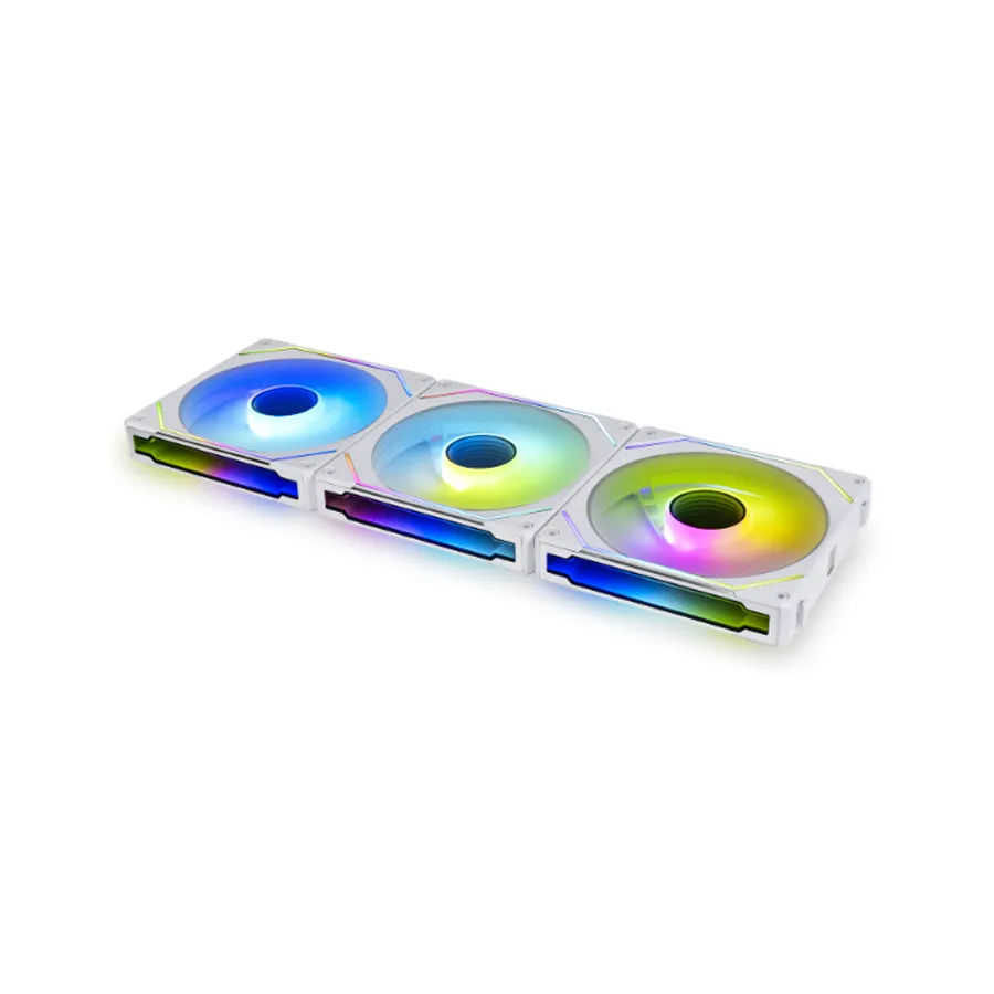 فن کیس لیان لی UNI Fan INFINITY SL120 RGB White بسته 3 عددی