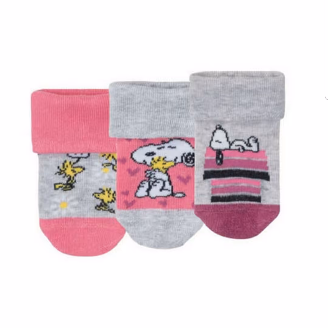 جوراب نوزادی دخترانه لوپیلو سه عددی